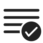 Text Change Accept SVG Icon